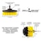 Drill Brush Power Scrubber By Useful Products 5 in W 5 in L Brush, Yellow TUY-OBY-COMBO - alternate 6
